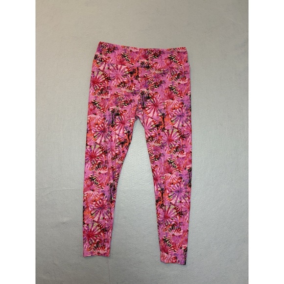 No Boundaries Pants - No Boundaries Womens XXL Pink Tie-Dye Leggings Stretch High Rise